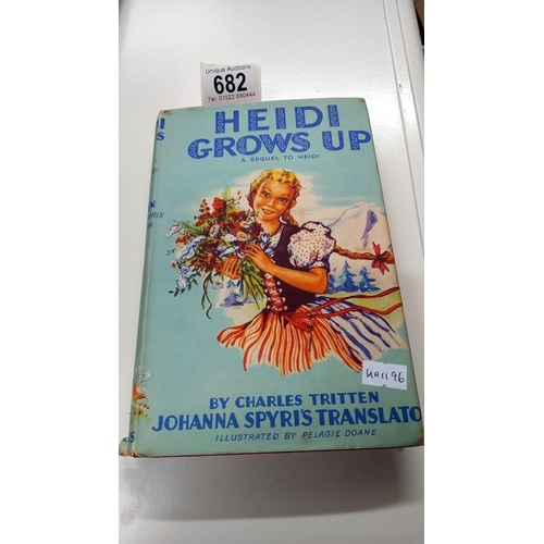 682 - Heidi grows up hardback book