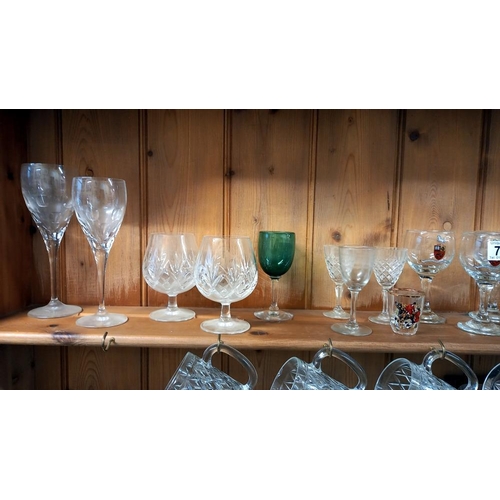 721 - A quantity of drinking glasses COLLECT ONLY