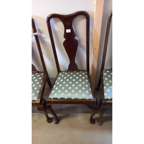 735 - A set of 6 chairs A/F, COLLECT ONLY