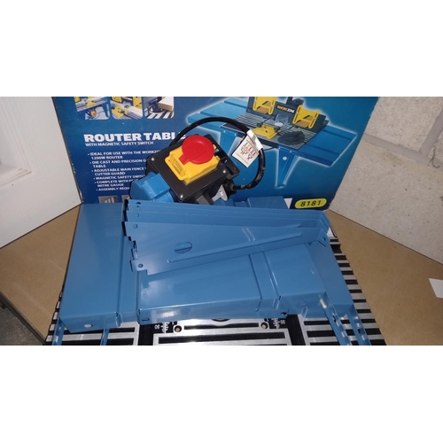 793 - A boxed Work Zone router table COLLECT ONLY