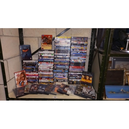 809 - A large quantity of DVD's COLLECT ONLY