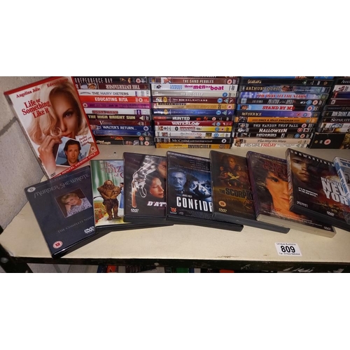 809 - A large quantity of DVD's COLLECT ONLY