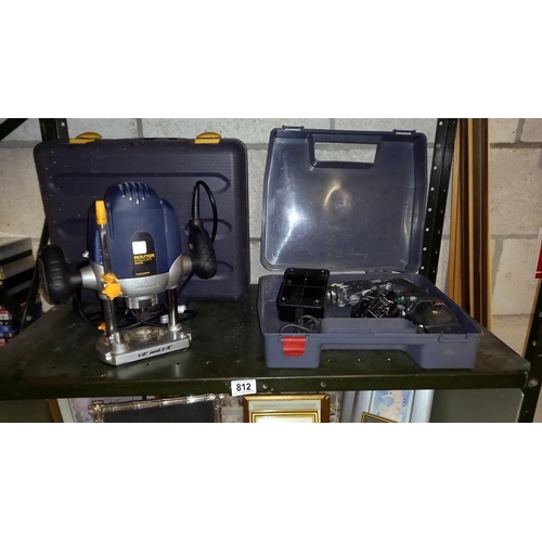 812 - A Pro 12000 router & a 12V cordless drill COLLECT ONLY