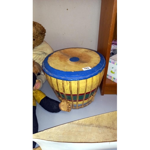 763 - An Indian drum COLLECT ONLY.