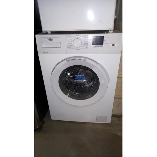 854 - A Beko washing machine COLLECT ONLY