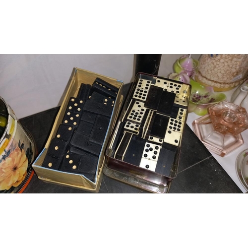 924 - A quantity of games including cribbage board