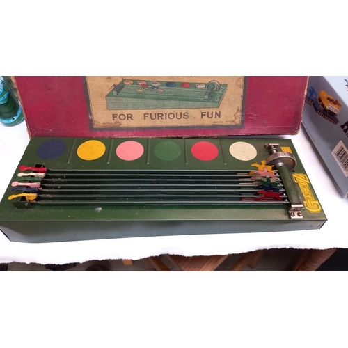 10 - A vintage Gee-Wiz. For furious fun. Horse racing game (box a/f and completeness unknown)