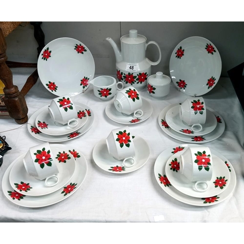 48 - A vintage Winterling coffee set