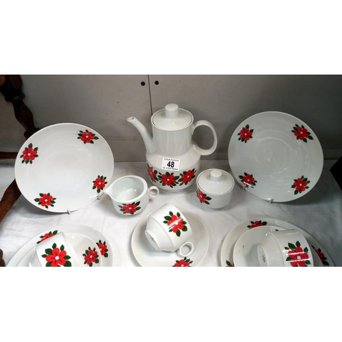 48 - A vintage Winterling coffee set