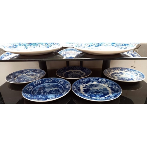 50 - A set of 12 Wedgwood plates from the Wedgwood blue and white collection