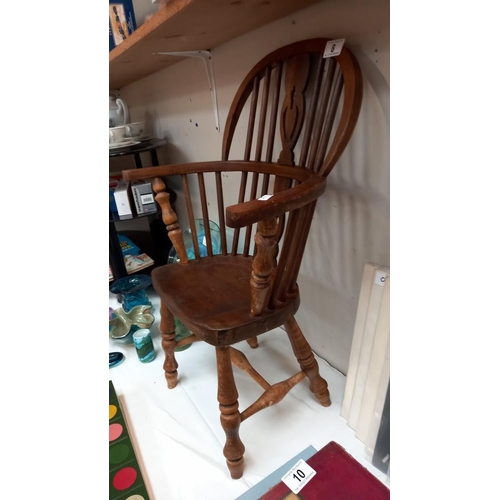 8 - A child's Windsor chair  COLLECT ONLY