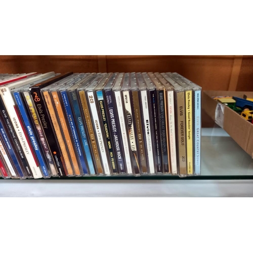 117 - A collection of nearly 50 Elvis CD's