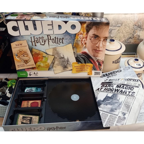 132 - Harry Potter Cluedo and one other Harry Potter game