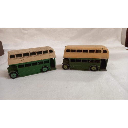 219 - 5 Dinky 29c/290 double decker buses