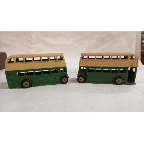 219 - 5 Dinky 29c/290 double decker buses