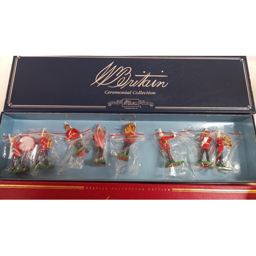 220 - A boxed Britain's 00168 Russian infantry and 00154 Band of the Lifeguards