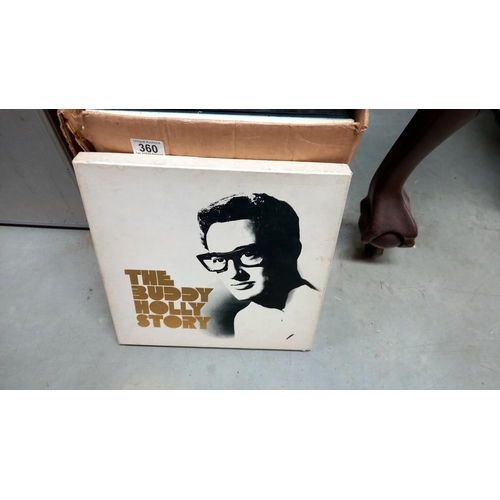 360 - A box of Buddy Holly LP's COLLECT ONLY