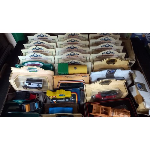 170A - A large quantity of boxed die cast mainly Lledo including Matchbox, E.F.E. & Early Learning vehicles