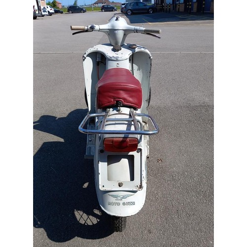 1574 - A vintage Moto Guzzi Galletto 1966 Scooter with documentation and a number of spares - NOT UK REGIST... 