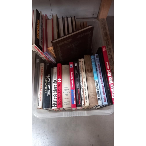 2021 - 2 boxes of books includes WW2 Germany, the Hitler albums, the Franco German war 1870 - 1871