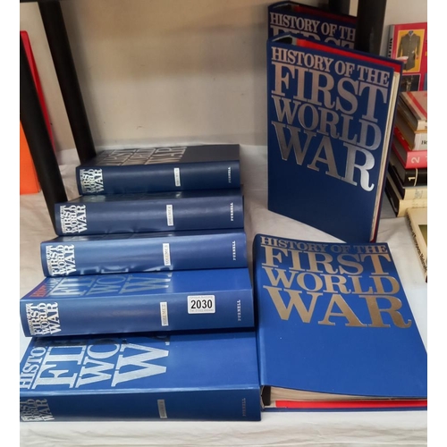 2030 - The history of the first world war 8 volumes in 8 folders