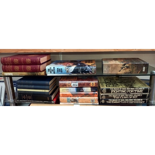 2034 - A quantity of books on the Battle of Britain, the image of war etc