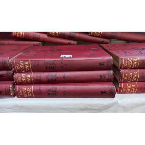 2035 - 13 volumes of the great war edited by H.W.Wilson London 1916