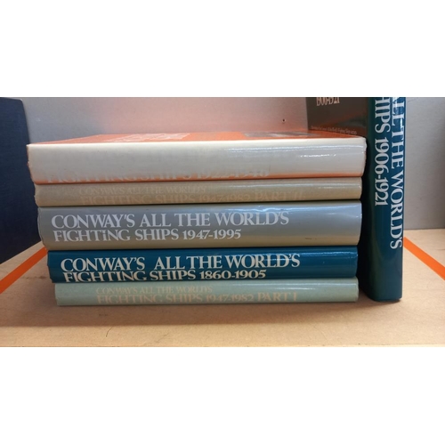 2043 - Conway's all the worlds fighting ships 1860 - 1982 (6 books)