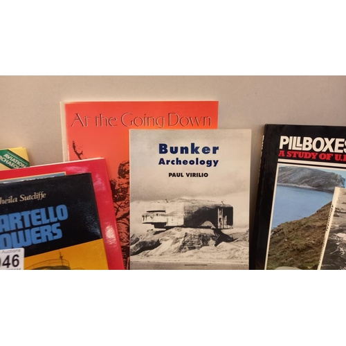 2046 - A good selection of battlefield archaeology including pillboxes, bunkers etc