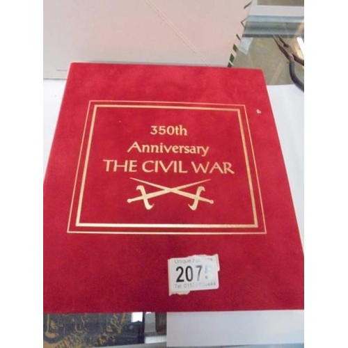 2075 - A first day cover album for the 350th anniversary of the Civil War.