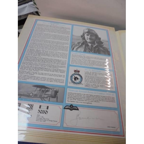 2077 - Two volumes - Bomber Aircraft Crew profile collection and Fighter Pilot Profile Collection. 2000 of ... 