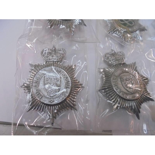 2096 - Twelve large police badges for various constabularys.