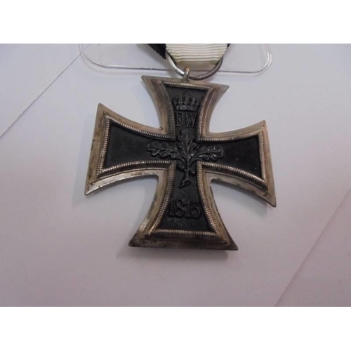 2116 - An Iron cross medal dated 1914.