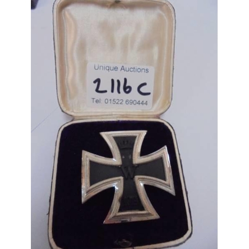 2116C - An Iron cross badge dated 1914.