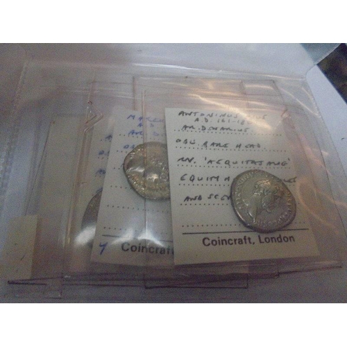 2119 - A collection of first and second century AD Roman coins.