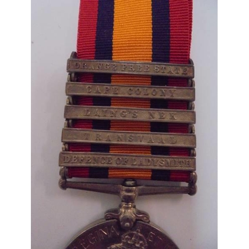 2135 - A Victoria South Africa Medal for 635 Tpr A H Abel, NATA CARBNRS.