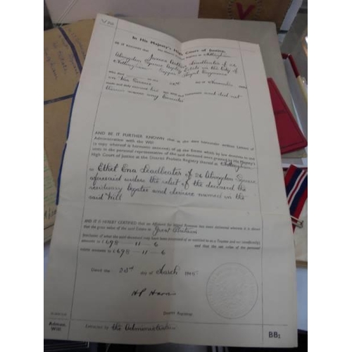 2147 - A collection of WW2 military items for 6986456 Spr J A Leadbetter including medals, Service & Payboo... 