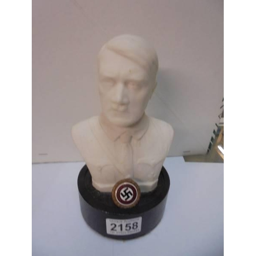 2158 - A bust of Adolf Hitler.