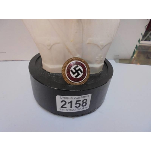 2158 - A bust of Adolf Hitler.