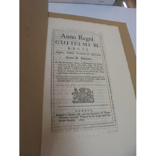 2168 - A collection of parliamentary and legal bill including late 17th and early 18th century examples.