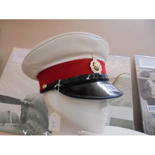 2192 - A Royal Marine cap size 56 and a sea scout cap size 55.