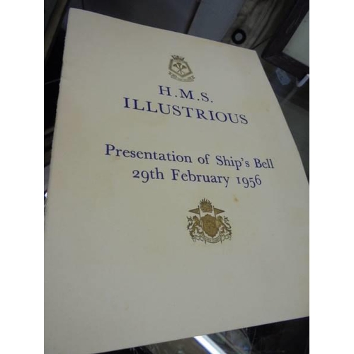 2205 - An excellent collection of Royal Navy ephemera from the estate of the late Vice Admiral Eric Cliffor... 