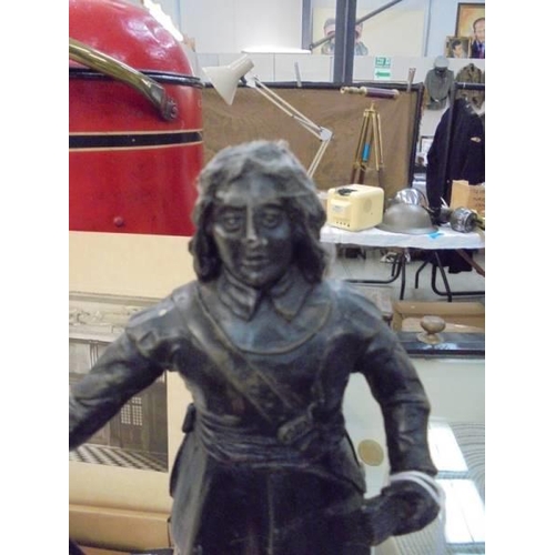 2231 - A figure of Oliver Cromwell.