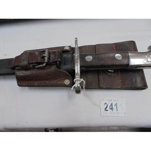 2411 - A 1944 German bayonet.