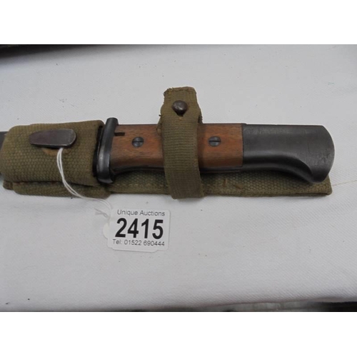 2415 - A German K98 WW2 Coppel combat bayonet.