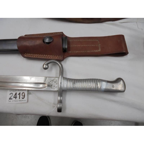 2419 - An Argentine 1891 bayonet.