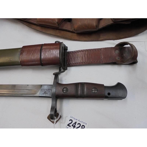 2428 - A 1917 US bayonet.