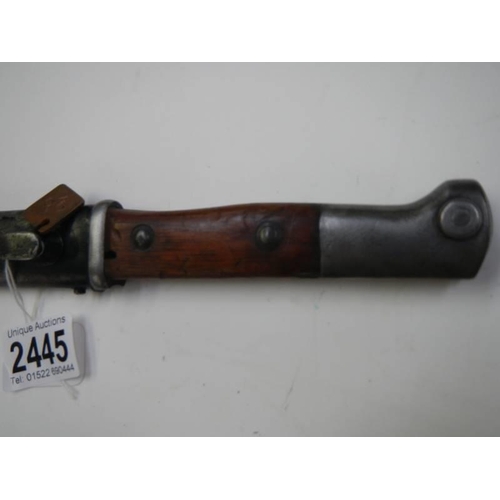 2445 - A WW1 German Samson work bayonet.