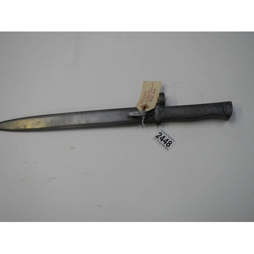 2448 - A German S88/98 ERSATE bayonet EB24.