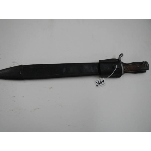 2449 - A W.K.C (Czech) Solingen bayonet.